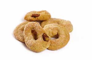 TARALLI ZUCCHERATI CON PISTACCHIO 250 GR