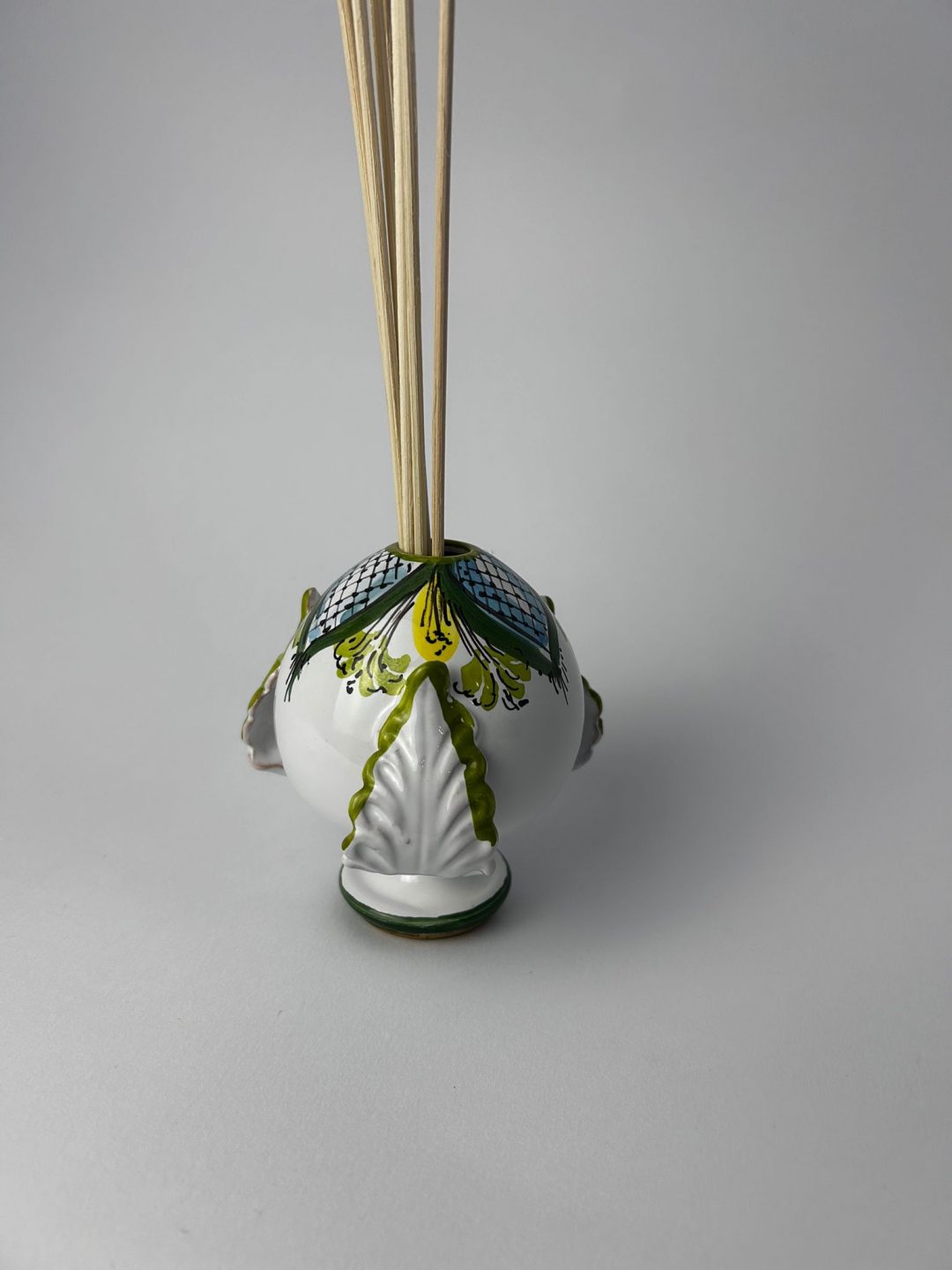 PUMO DIFFUSORE DIPINTO A MANO VERDE - immagine 3