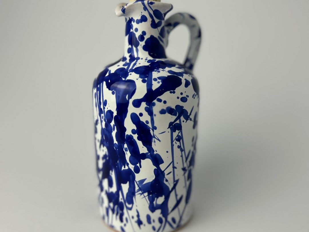 OLIERA IN CERAMICA BLU DA 250 ML