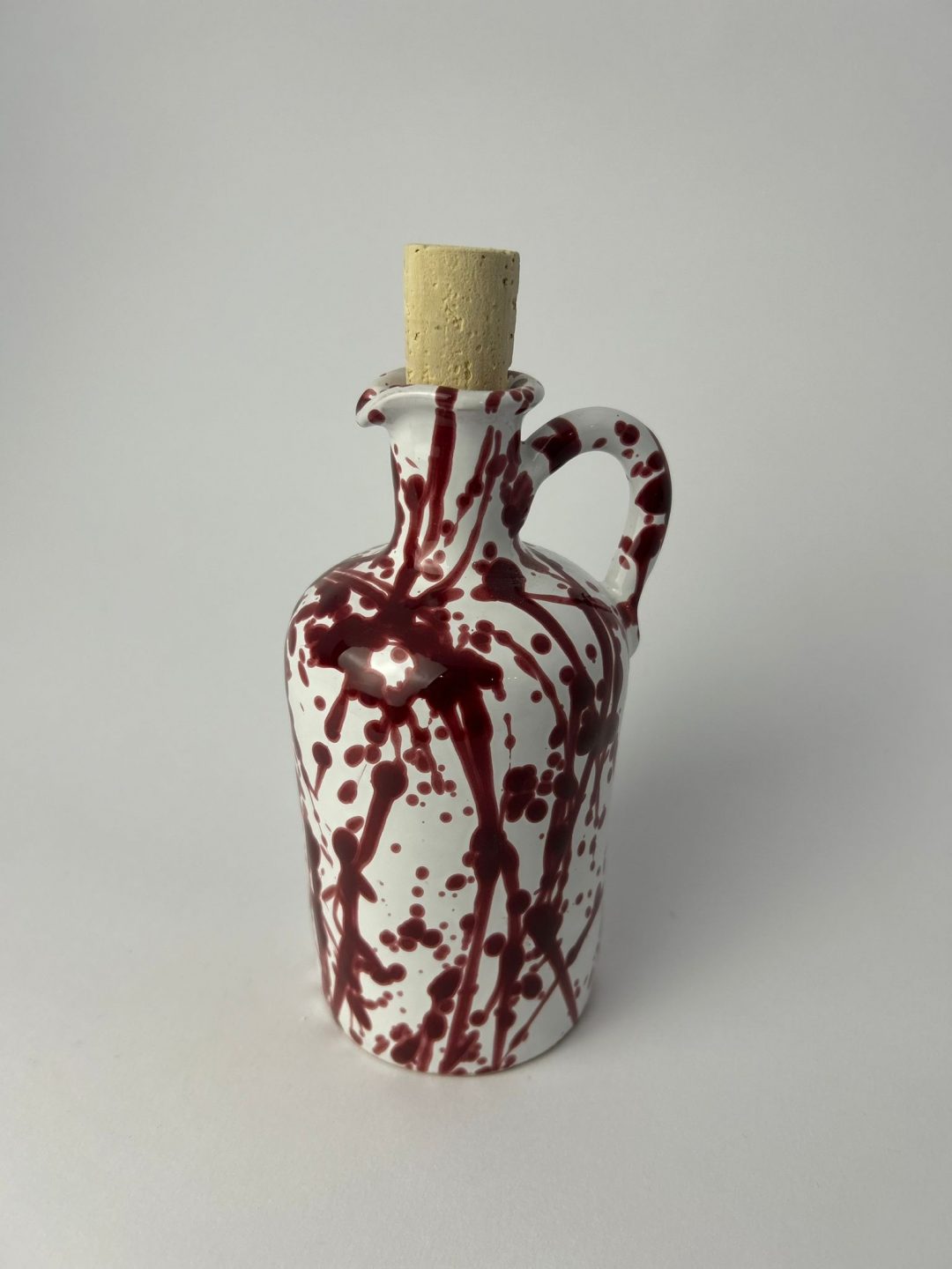 OLIERA IN CERAMICA ROSSO DA 250 ML