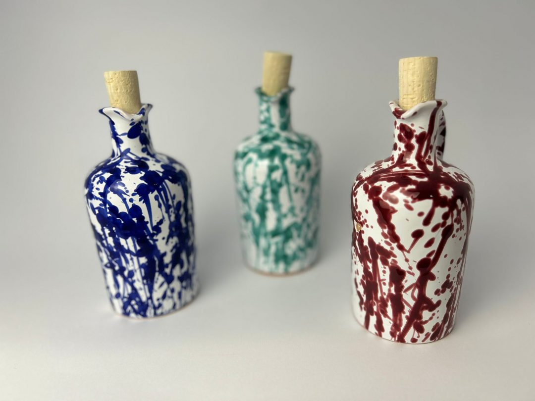OLIERA IN CERAMICA ROSSO DA 250 ML - immagine 2