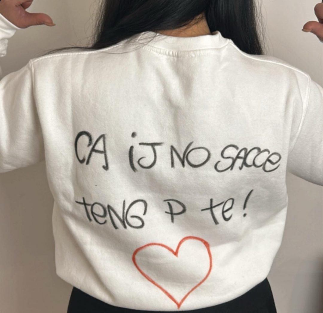 CA IJ NO SACCE CE TENG P TE - LA FELPA - immagine 3